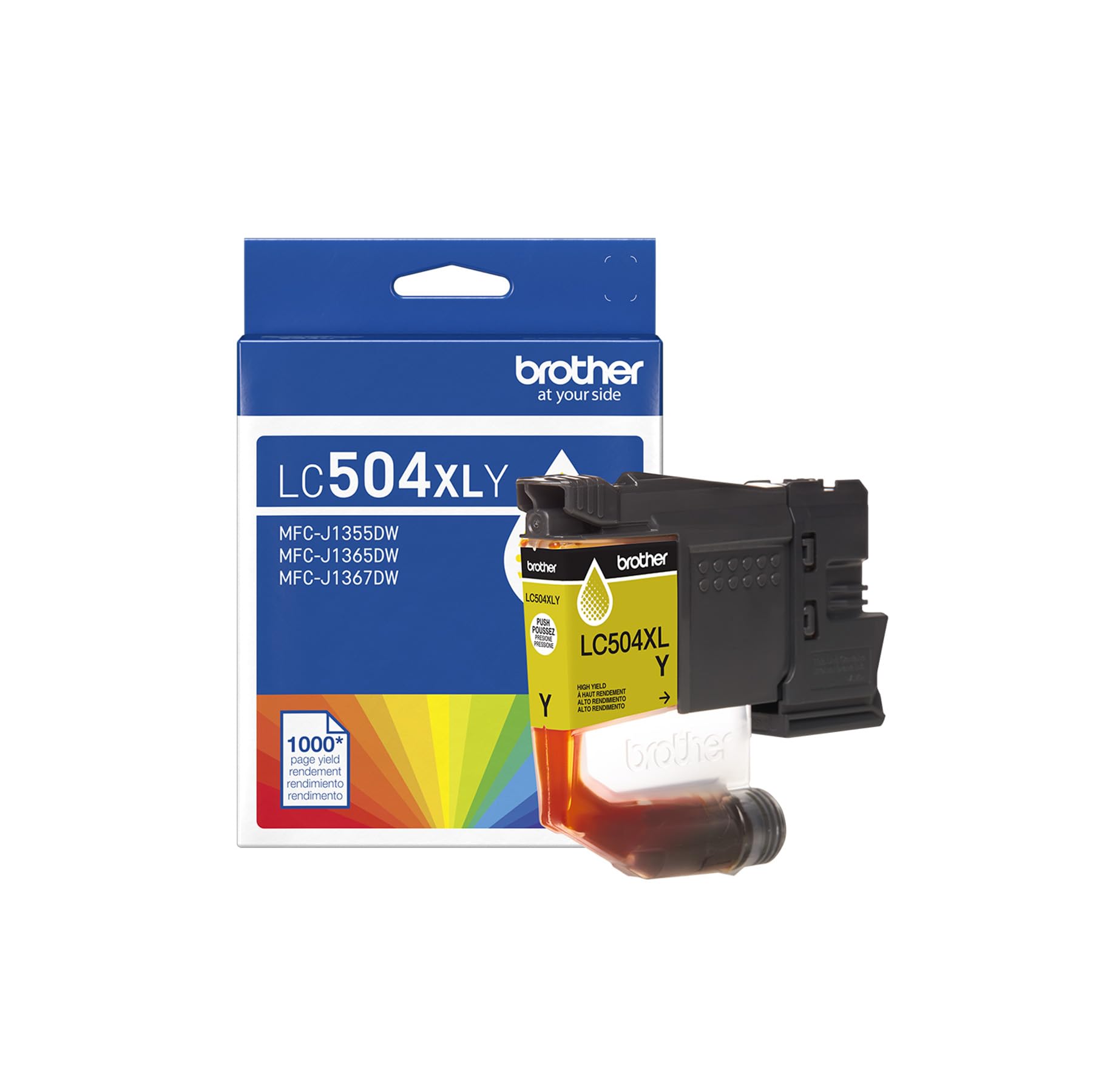 Cartouche encre jaune Brother LC504XLY jet d'encre haute capacité XL - 8