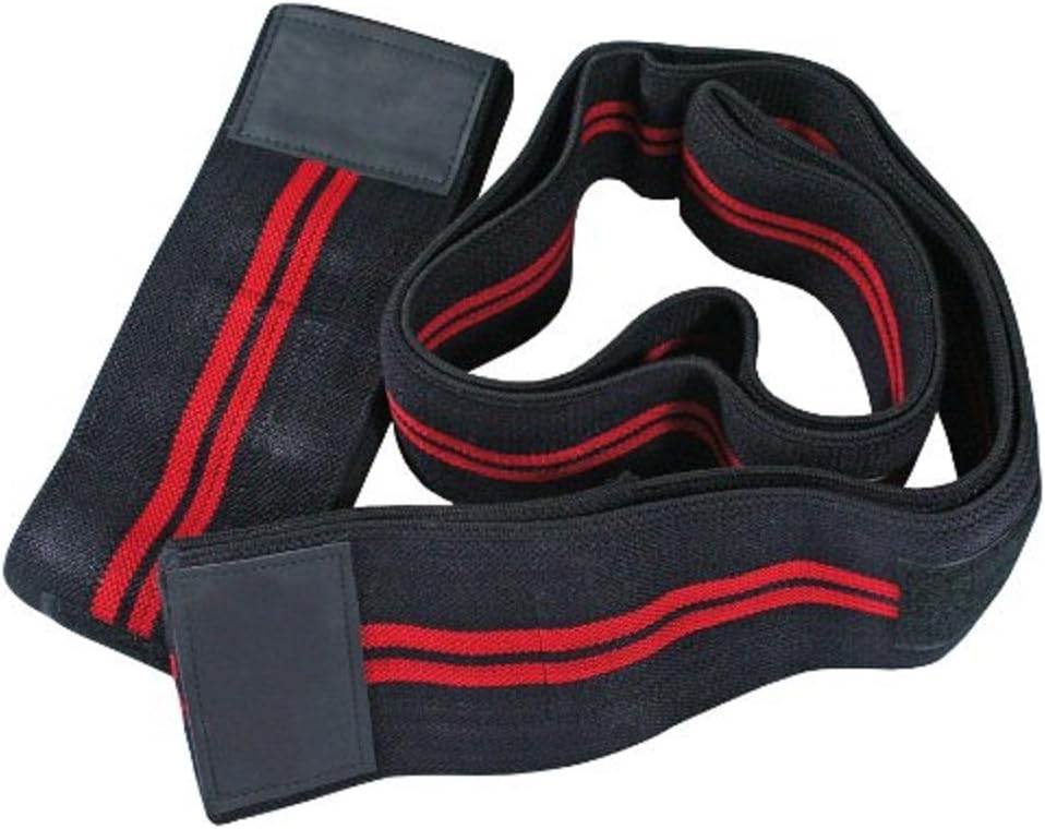 Best Body Nutrition Knee Bandages - Black/Red, Pair