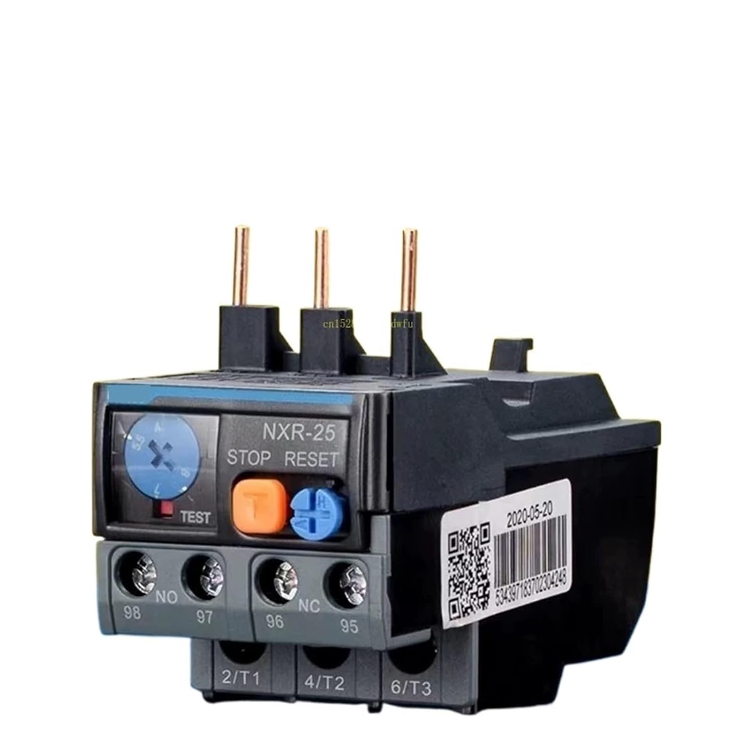 NXR-25 0.16A 0.25A 0.4A 0.63A 1A 1.6A 2A 2.5A 4A 6A 8A 10A 13A 18A 25A Thermal Overload Relay AC Contactor(7-10A)