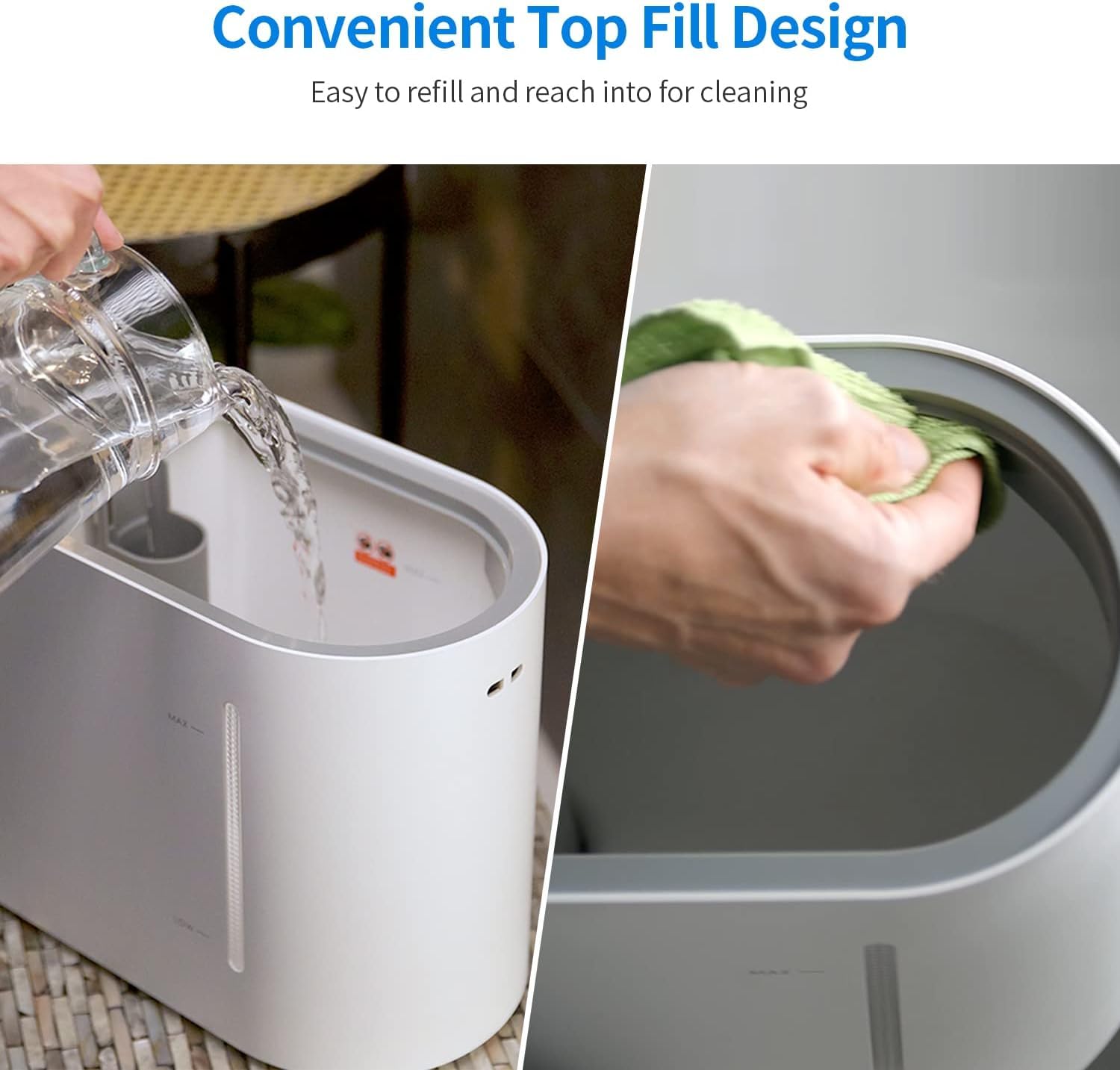 Ginoya Brothers Cool Mist Humidifier - Quiet & Top Fill -7
