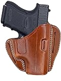 Leather OWB Holster for Glock 26 - Leather Holsters for...