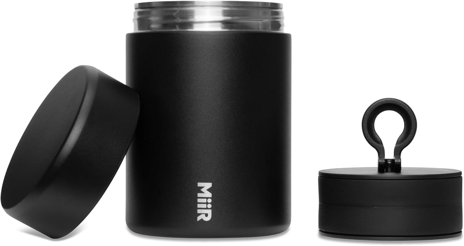 MiiR Airtight Coffee Canister, Portable Storage for Coffee, Tea, and Espresso, Stainless Steel Construction - Locks in Freshness for Your Favorite Beans and Leaves