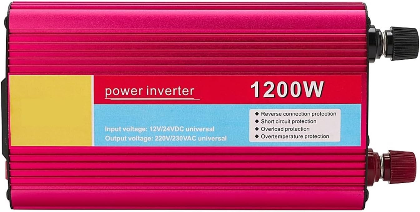 Full sustain power 1200w modified sine wave inverter solar power inverter 12v 220v input 12V/24V output 220V/230V universal universal Generic Input Voltage12V 24V universal Output Voltage 220V 230V un