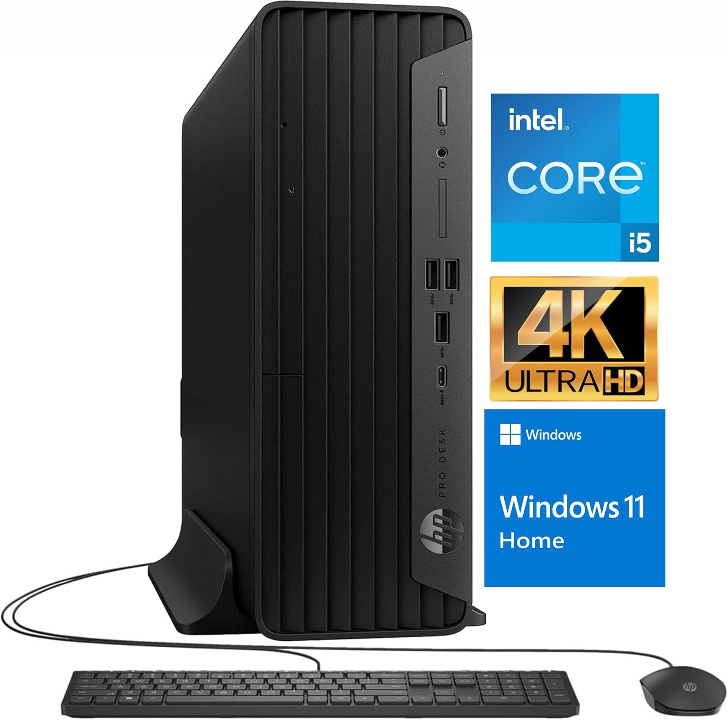 HP Elite SFF G9 Desktop PC | 4K Support| Intel Core i5-12500 Processor (Beat i7-11700)| 32GB RAM & 1TB PCIe SSD|HDMI, USB-C, Wi-Fi 6, Bluetooth 5, RJ-45| Keyboard & Mouse Included| Windows 11 Pro