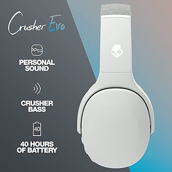 Amazon.com: Skullcandy Crusher Evo Wireless Over-Ear Headphone