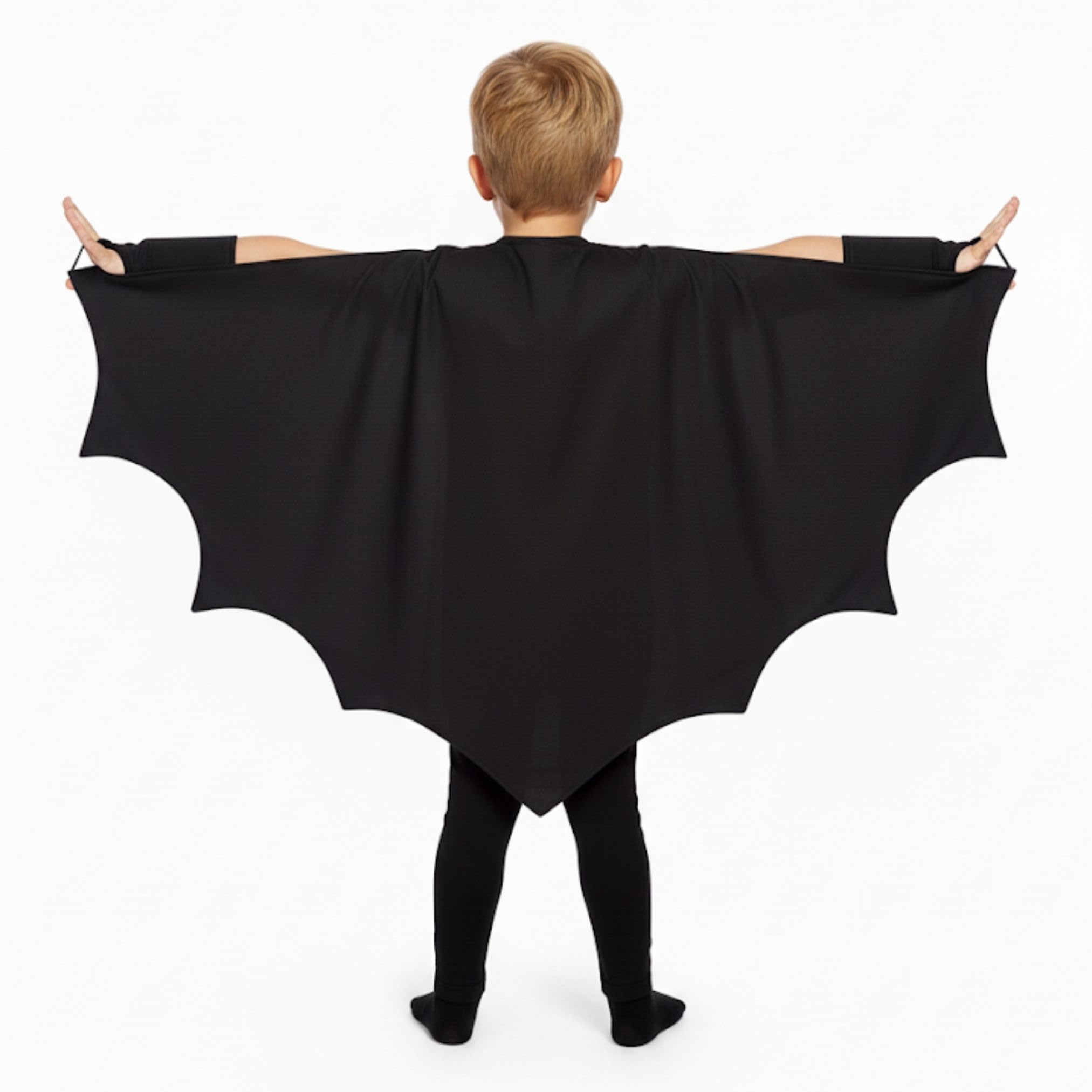 AKH® Kids Toddler Bat Cape Fancy Dress Costume, Black, One Size (Toddler) - Image 2