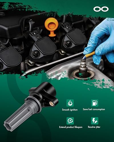 Vista 286 de Scitoo Bobinas de encendido cuadradas para Cadillac (Paquete de 8 unidades)