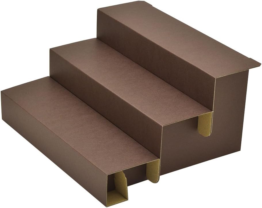 Taka Seal Display 44-5802 Original Works 3 Tier Display Shelf, Assembly, Brown, 3 Pieces