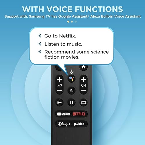 Miniatura 3 de Reemplazo remoto por voz para control remoto Sony TV, para televisores inteligentes Sony y televisores Sony Bravia, para todos los televisores