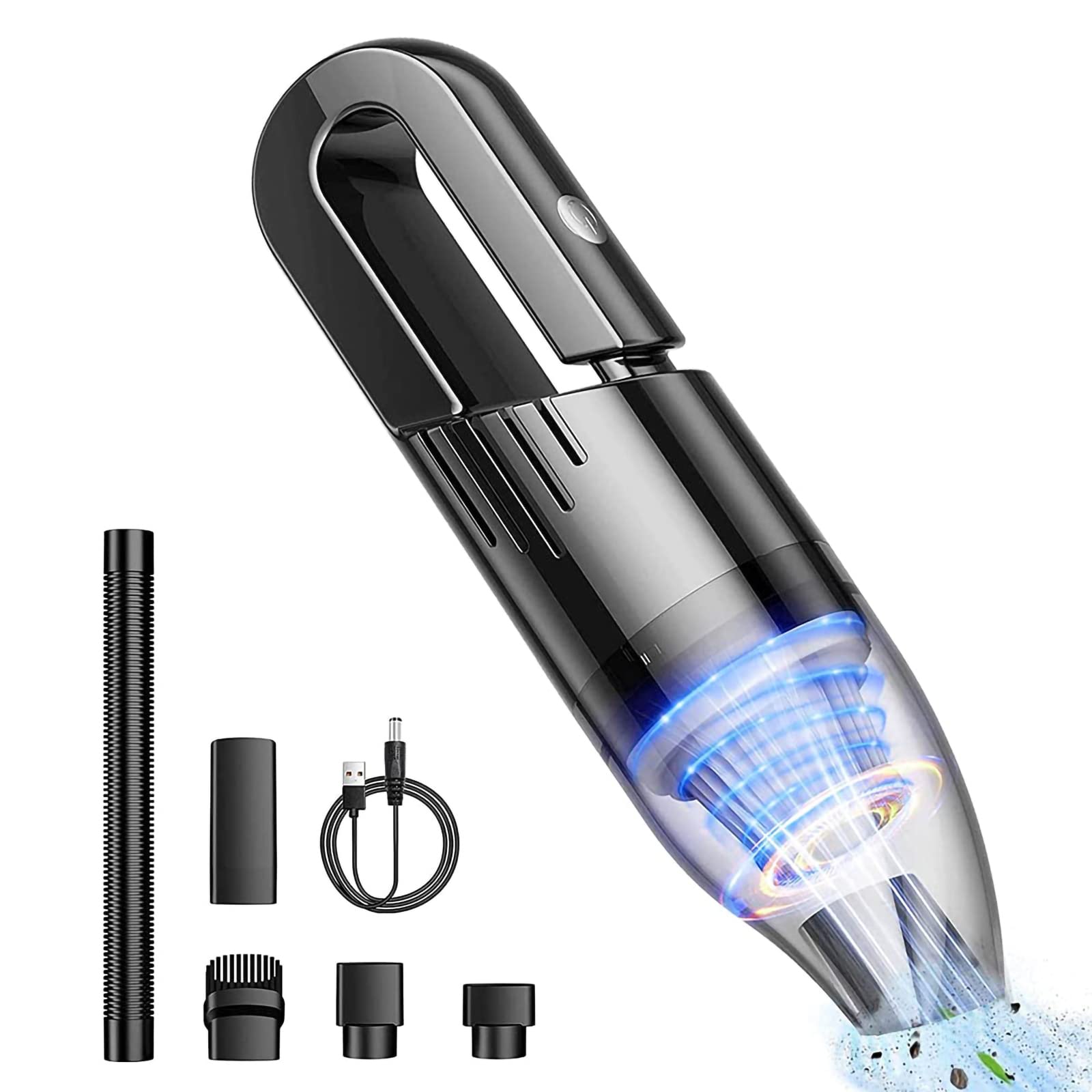 KASTWAVE Handheld Vacuum Cordless Mini Protable Car Vacuum for Quick Cleaning Hand Held vacuuming, Dust Buster Cordless Rechargeable for Car Home and Office