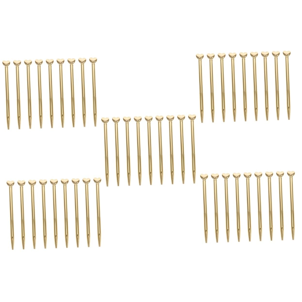 Angoily 45 Pièces Stylos Bille Rétractables Forme Cœur Stylos Décriture Polyvalents pour Bureau Garçon Fille et Saint Valentin