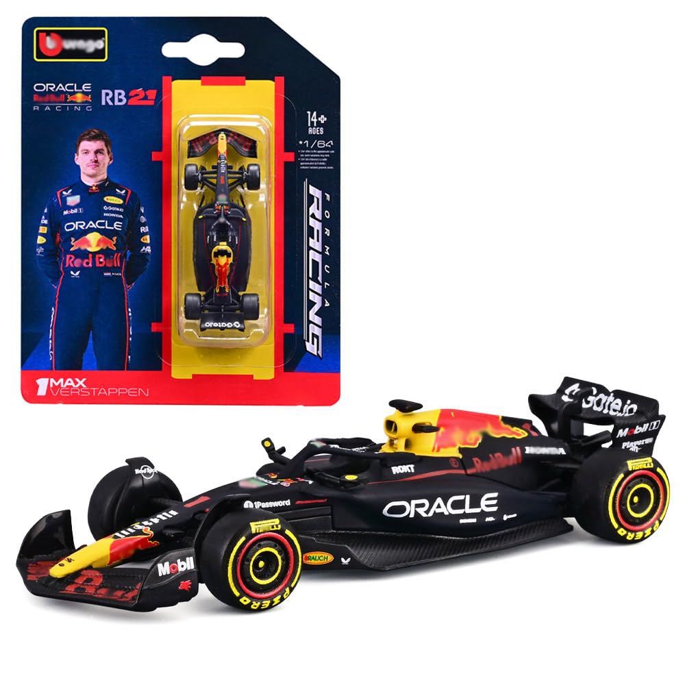 1:64 F1 Model for Red Bull F1 2025 RB21#1 Max Verstappen F1 No. 22