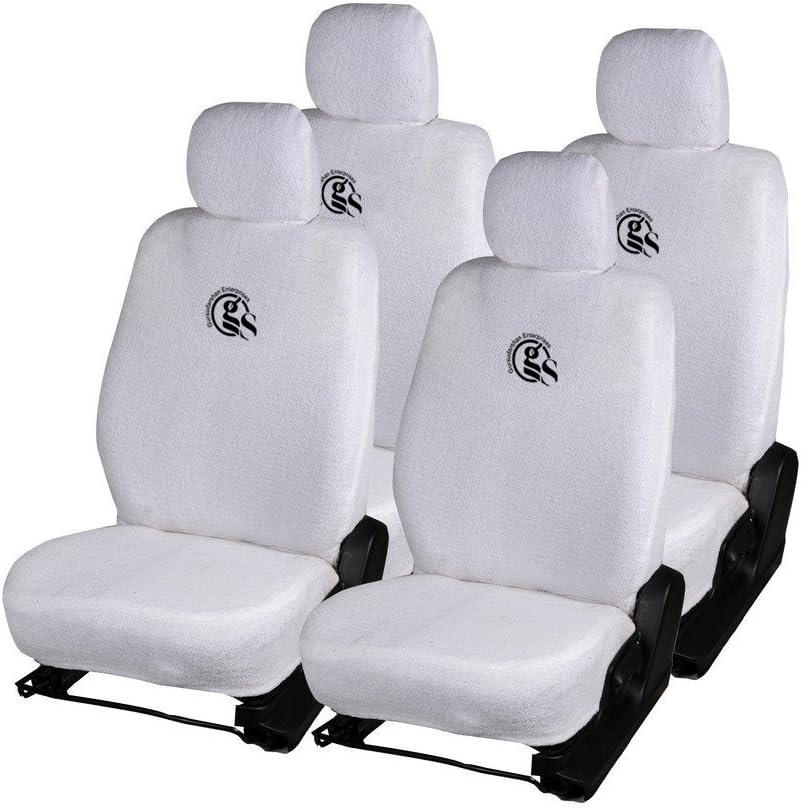 Gursudarshan GS Towel Car Seat Cover for Tata Zest (White )