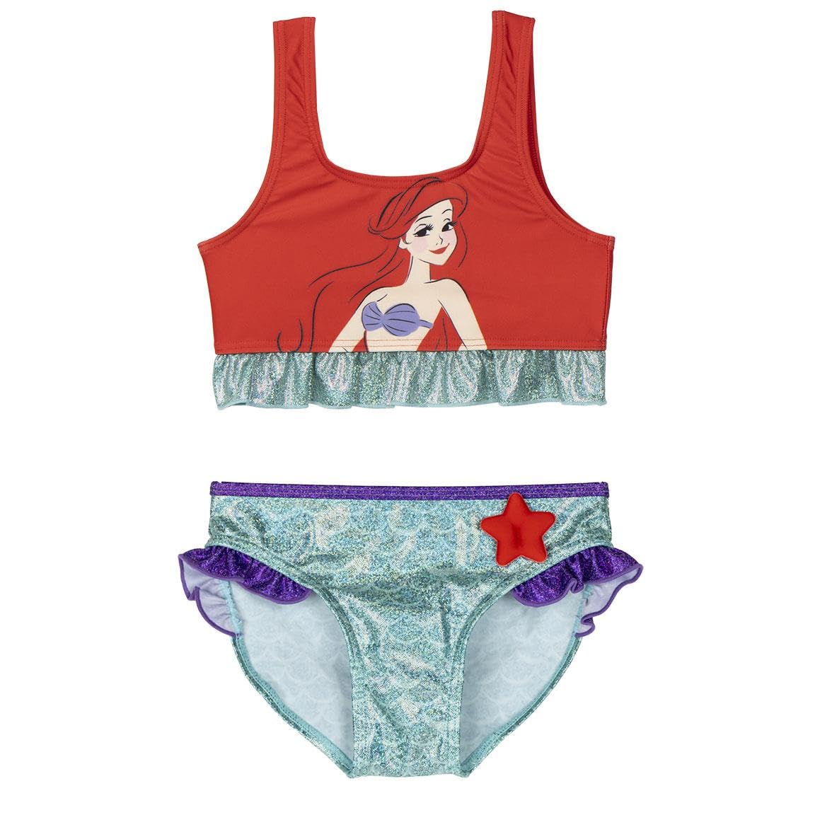 CERDÁ LIFE'S LITTLE MOMENTS Infantil de La Sirenita Bikini de Dos Piezas para bebés y niños pequeños