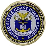U.S. Coast Guard Academy Chrome Auto Emblem