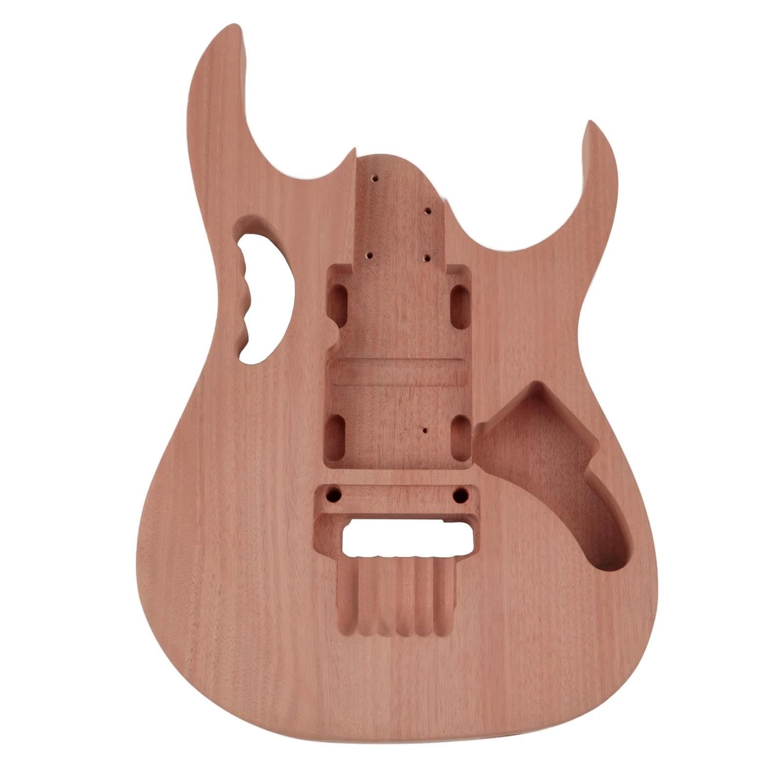 Unfinished Guitar Body Diy Electric Guitar Kits Double Rock Bridge Mahogany Body Maple Neck Rosewood Fingerboard With All Hardware