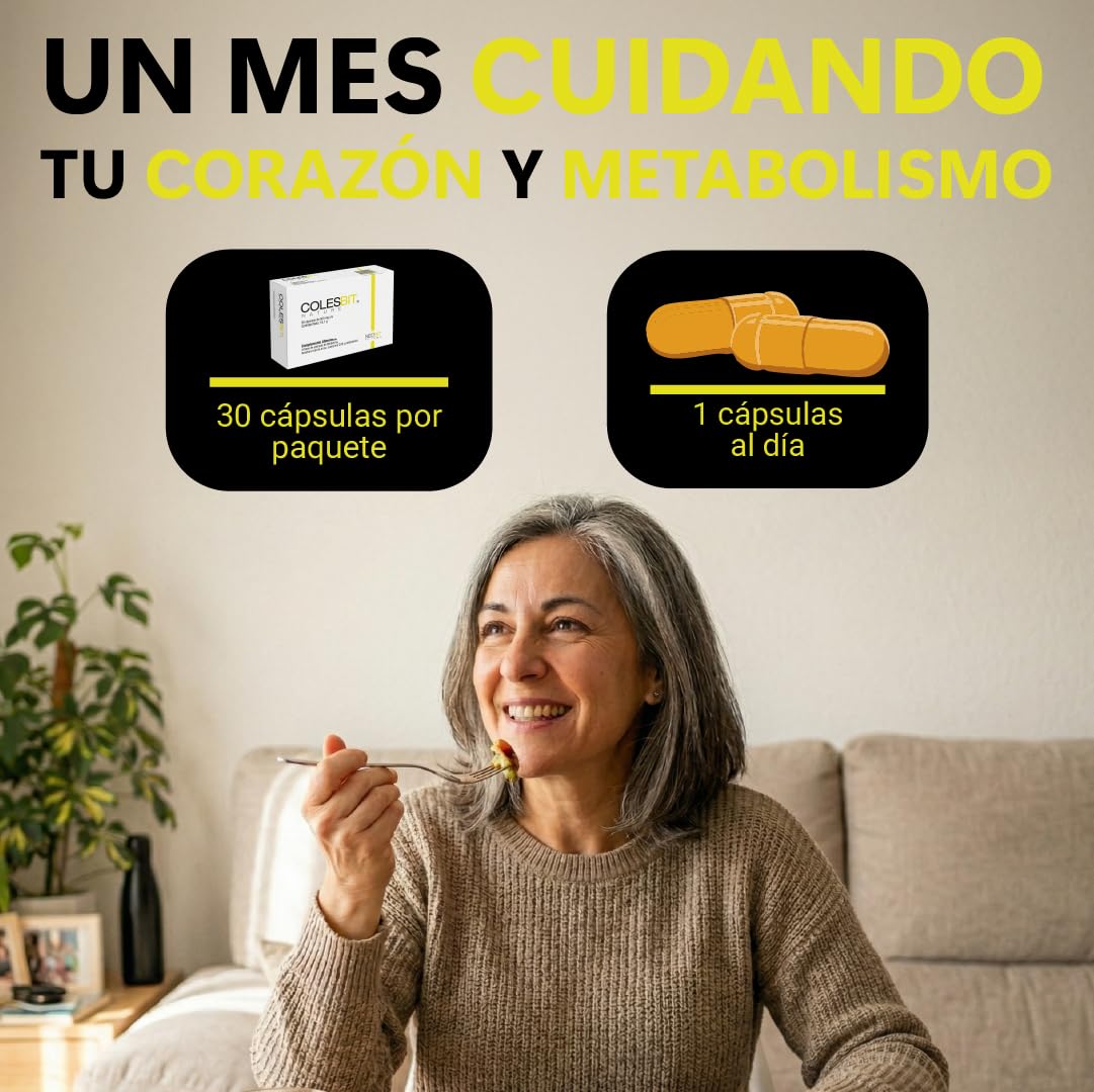 Levadura de Arroz Rojo y Coenzima q10 para Colesterol con Berberina Capsulas Naturales Veganas Sin Gluten Alta Biodisponibilidad 30 uds | Neobit (Paquete de 2)