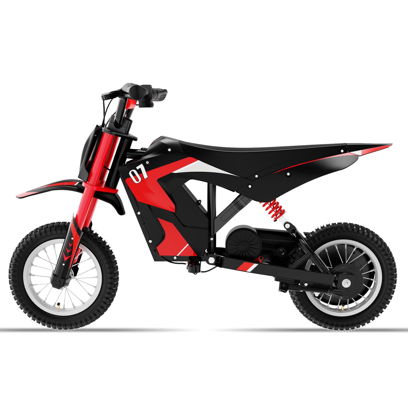 Moto Elettrica | Motore da 300 W e Batteria da 36V 4Ah | 3 Modalità di Velocità | Avventura in Moto Cross con Pneumatico da 12'' | Moto Elettrica per Bambini dai 3 ai 12 Anni