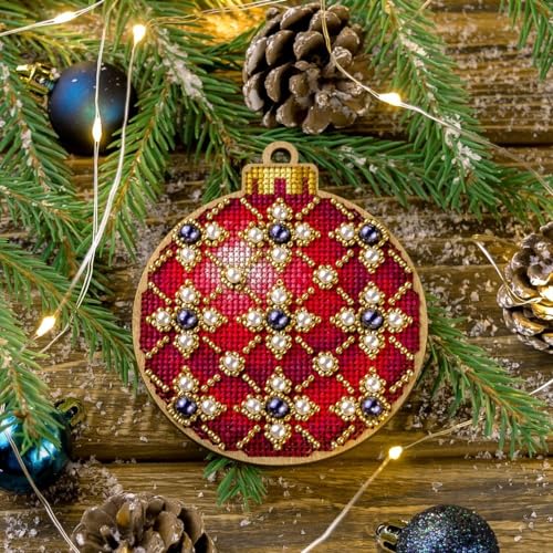 Image of Wizardi Wonderland Crafts Cross-Stitch kit on Wood FLW-009