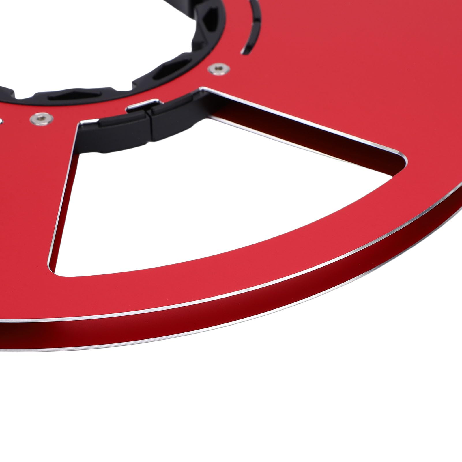 Carrete de Cinta Vacío de 10,5 Pulgadas, Carrete Abierto de Aleación de Aluminio para Cintas de 1/4 de Pulgada, Recogida de Grabación Universal para, para MAXELL, Brida NAB, (rojo)