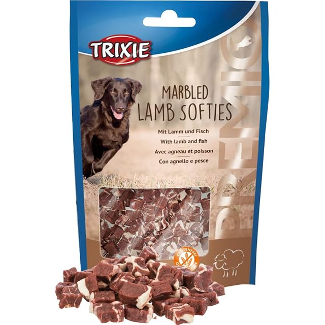 Foto 4 de 4 de TRIXIE Premio Lamb Softies - Snacks de Cordero y Pescado para Perros, 100 g, 72% Carne de Cordero, Textura…