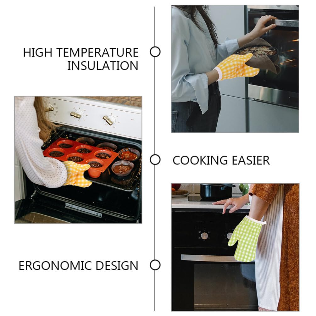 Maniques Cuisine Isolantes 2 Pièces en Polyester, Chaleur Résistante