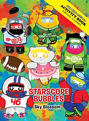STARSCOPE BUBBLES-For Kids Ages 5-9: ACTIVITY BOOK (Circles 12 Games)