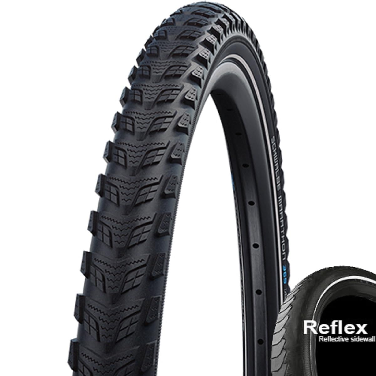 2 x Schwalbe Marathon 365 GreenGuard E-50 Fahrradreifen Schwarz mit Reflex 40-622 (28 x 1,50) + 2 x Schwalbe Schläuche SV17 inkl. maxxi4you Reifenheber