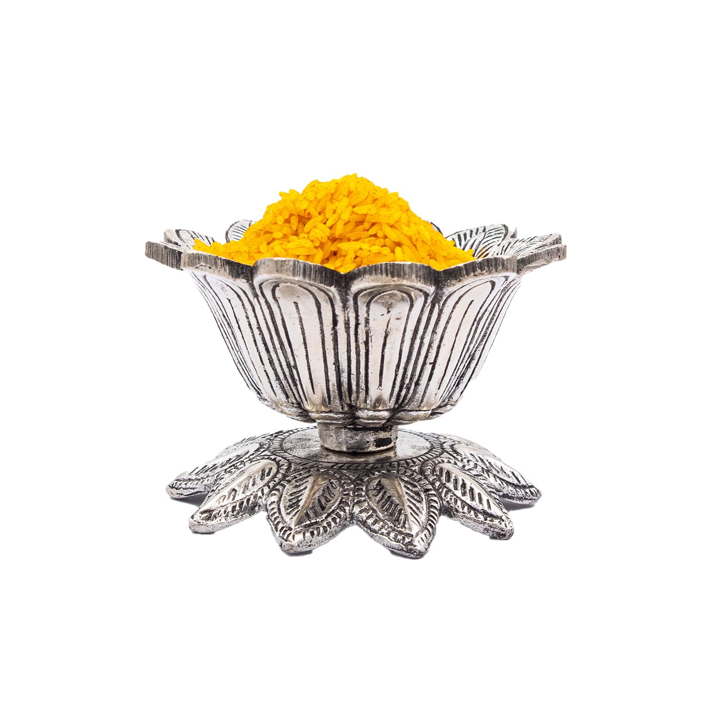 Swaha Kamal Bowl | Metal Lotus Bowl-image-38