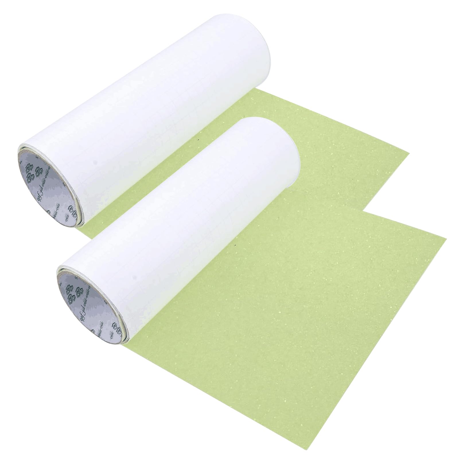 ZUEXTAnti Slip Tape with Glow in Dark 9x33 Inch, 2Pack Waterproof Skateboard Grip Tape,Bubble Free Stair Treads Non Slip Tape, Green Snowboard Scooter Tape,Longboard Griptape Sheet for Outdoor Steps