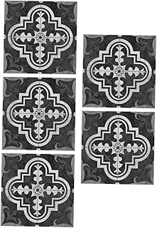 BESPORTBLE 5 Pçs Adesivos De Chão Adesivos De Parede Removíveis Adesivo De Janela Decalques De Janela Descasque E Cole Backsplash Azulejo Decalque Decalque De Azulejo De Chão Para Casa
