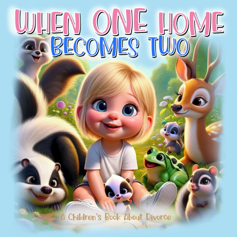 Toddler Book About Divorce - When One Home Becomes Two: Children's Book About Divorce, Parent Separation and Shared Custody, Divorce Book For Kids, Cute Story Book For Kids Age 2-6