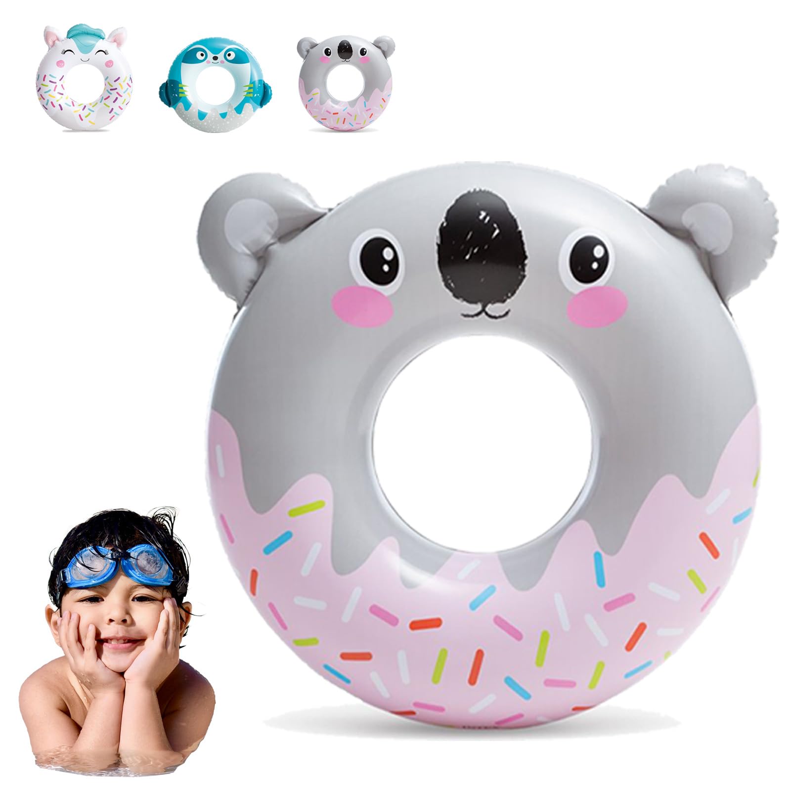 MORANJAY Flotador para Niños Flotador Animales Flotador para Decoración de Fiesta de Piscina Flotador para Niños