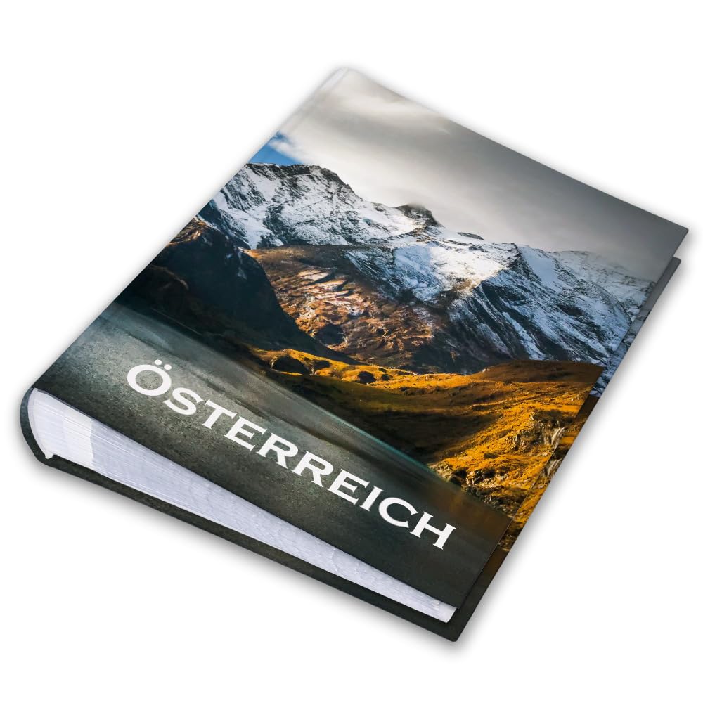 Urlaubsfotoalbum 15x21: Oesterreich, Fototasche für Fotos, Taschen-Fotohalter für lose Blätter, Urlaub Oesterreich, Handgemachte Fotoalbum