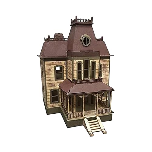 3D Wooden Puzzle DIY Miniature Bates House Kit - DIY