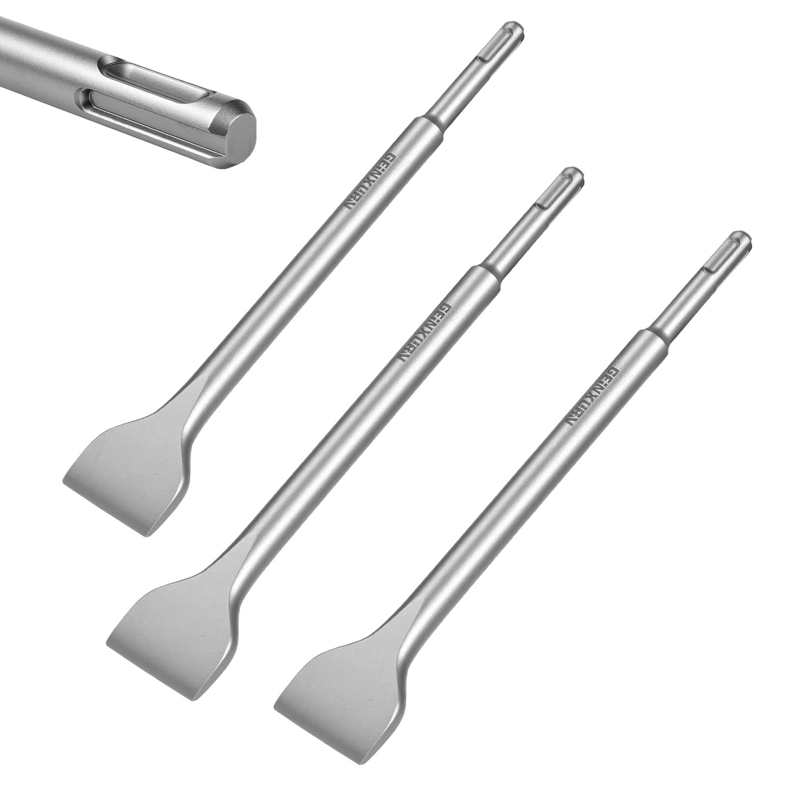 GEINXURN SDS Chisels - 3 Piece Set for Concrete -9 GEINXURN SDS Chisels - 3 Piece Set for Concrete -9