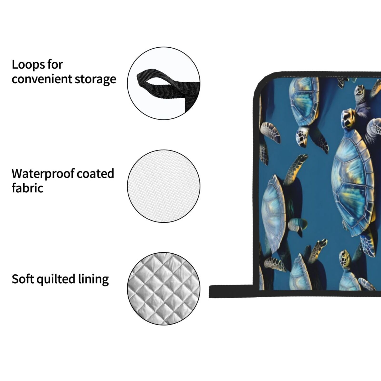 Maniques Et Maniques Imprimées Chauve-souris, Résistantes à La Chaleur