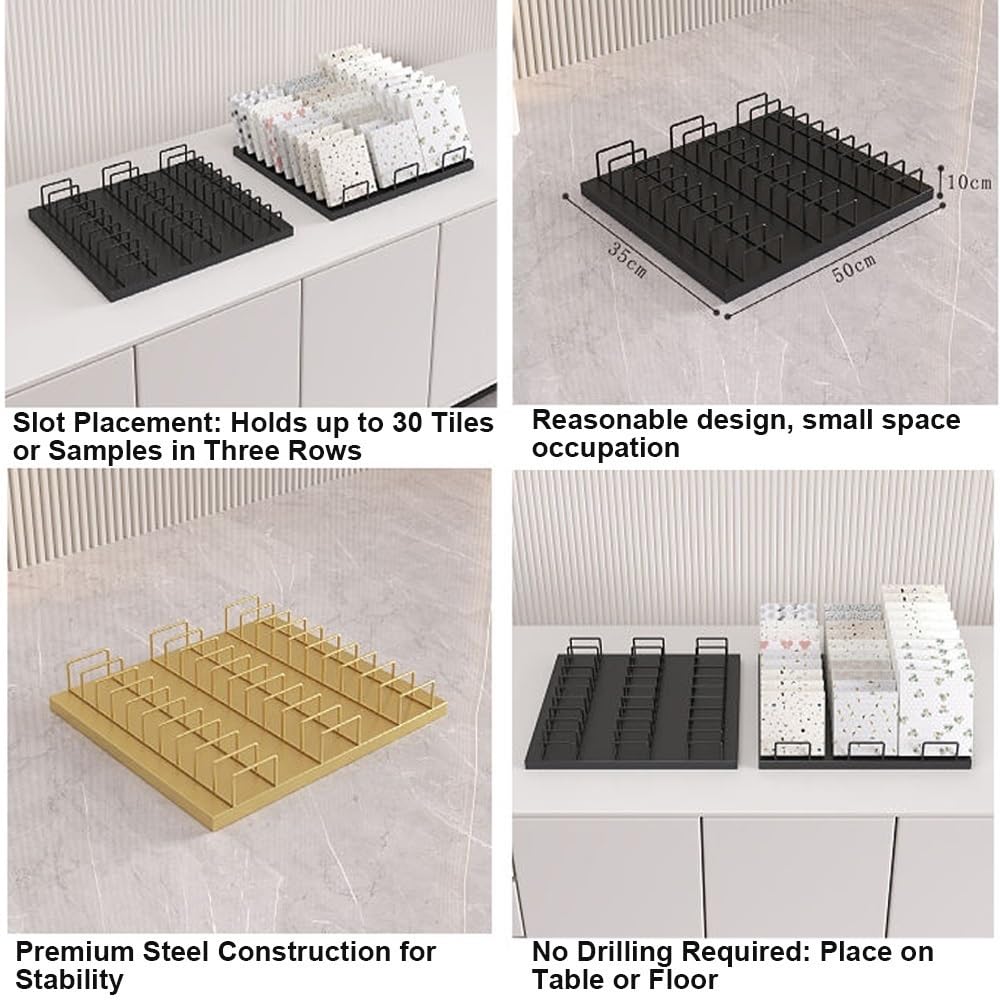 Picture Gallery Sample Racks Snapklik.com : Miusocal Freestanding 30-Sample Display Stand, Tile ...