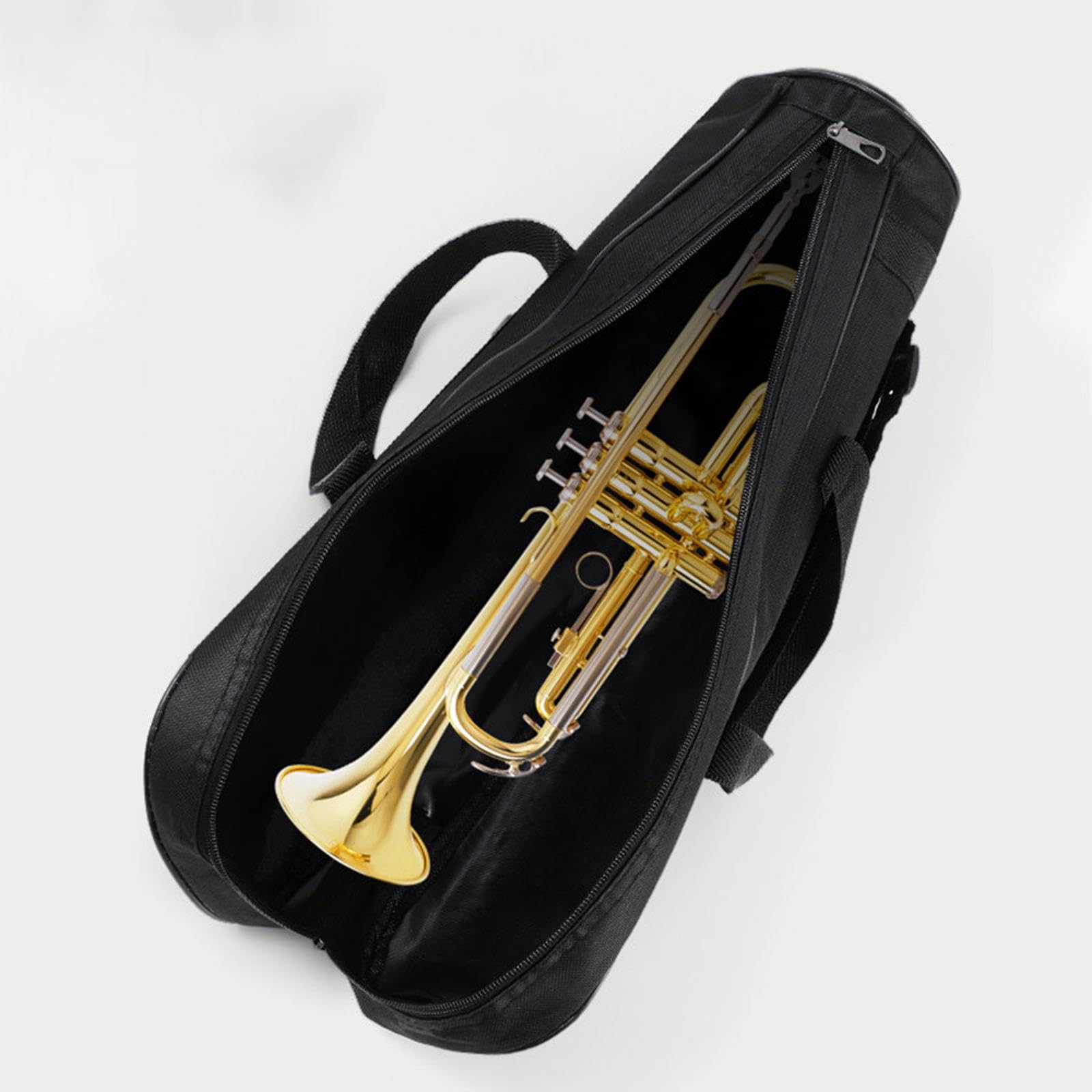 Generic Étui de transport pour trompette, sac de rangement pour instrument, étui de protection pratique et portable de qualité supérieure en tissu Oxford