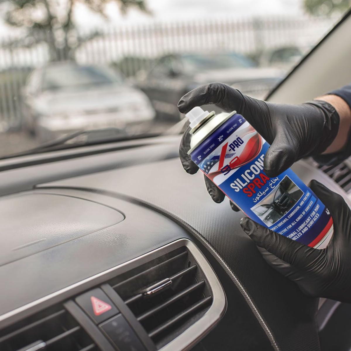 X PRO 99 Silicone Spray Lubricant - Prevents Squeaks, Corrosion