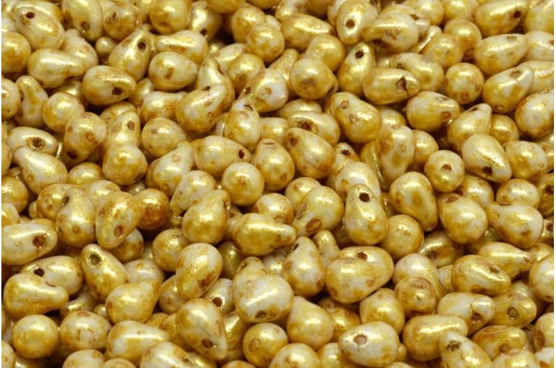 Outlet 10 Grams Drop Beads, 20 x 9 mm, 1 Mixed Colors (00001-mix), Glass, Czech Republic