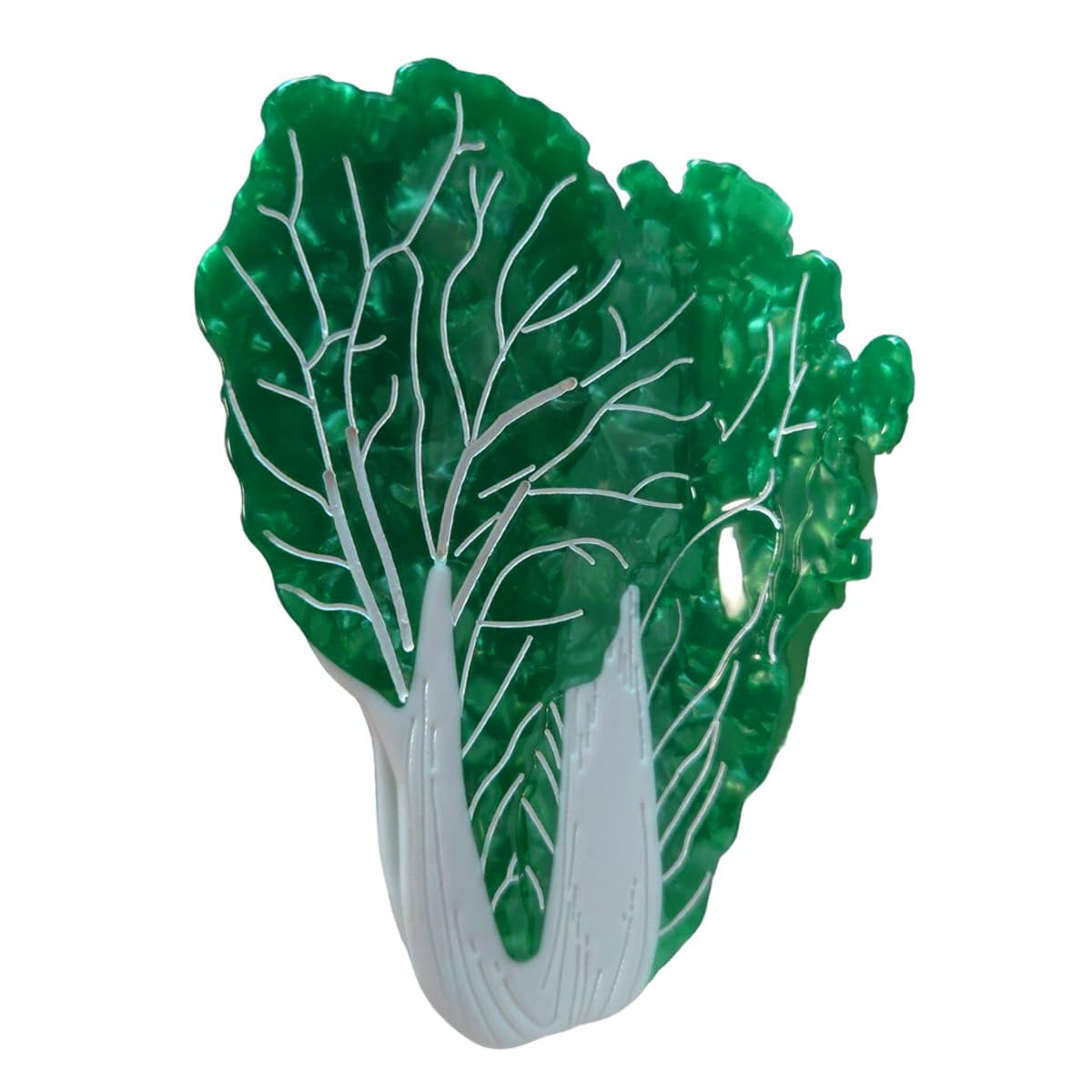 Funny Cabbage Hair Clip,Acetate Claw Clips,Hair Clips for Women,Green