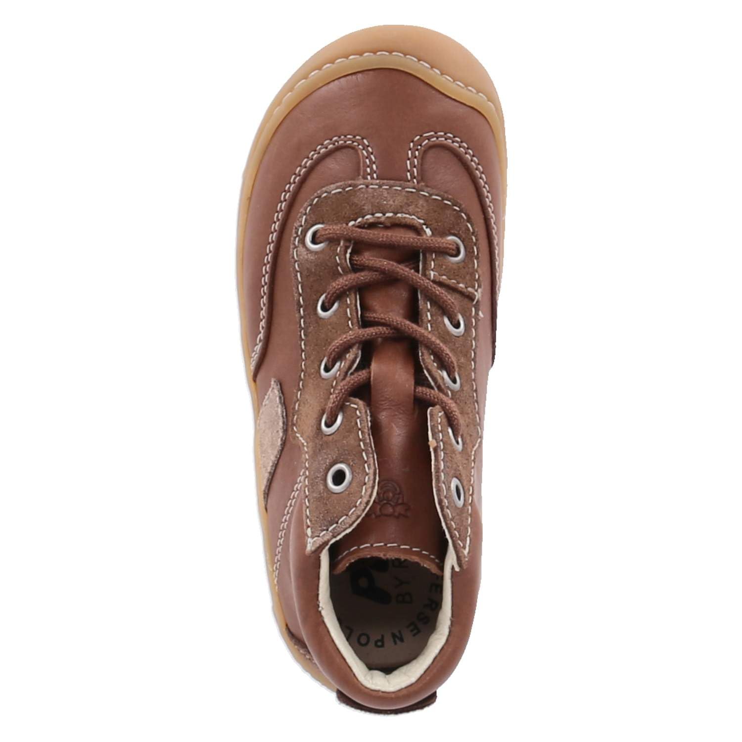 PEPINO 50 1205402/260 - Zapatillas unisex para aprender a andar (piel, talla 18), color marrón
