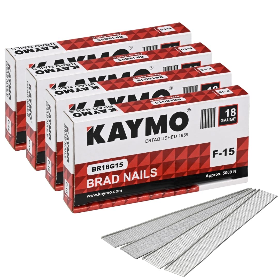 Kaymo 18G Brad Nails - 5000 Pack -29 Kaymo 18G Brad Nails - 5000 Pack -29