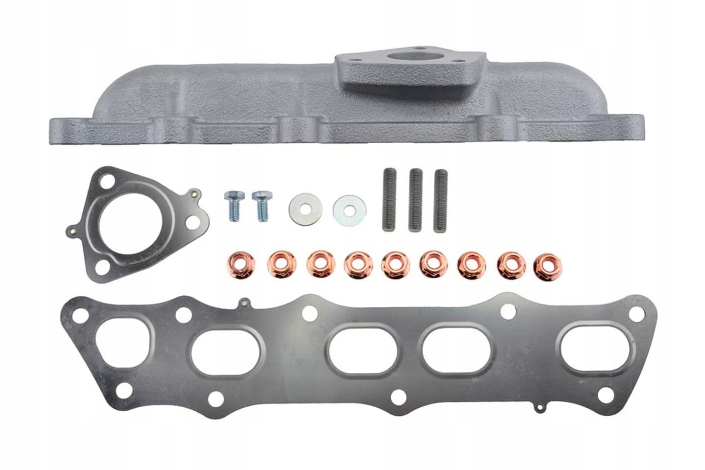 COLECTOR de ESCAPE (REFORZADO) compatible con HONDA ACCORD 2.2 i-CTDi 140cv (N22A1) - compatible con referencias 18100RBDE11 18100RMAE00 04180RSR305 04180RBD305 06180RSR305