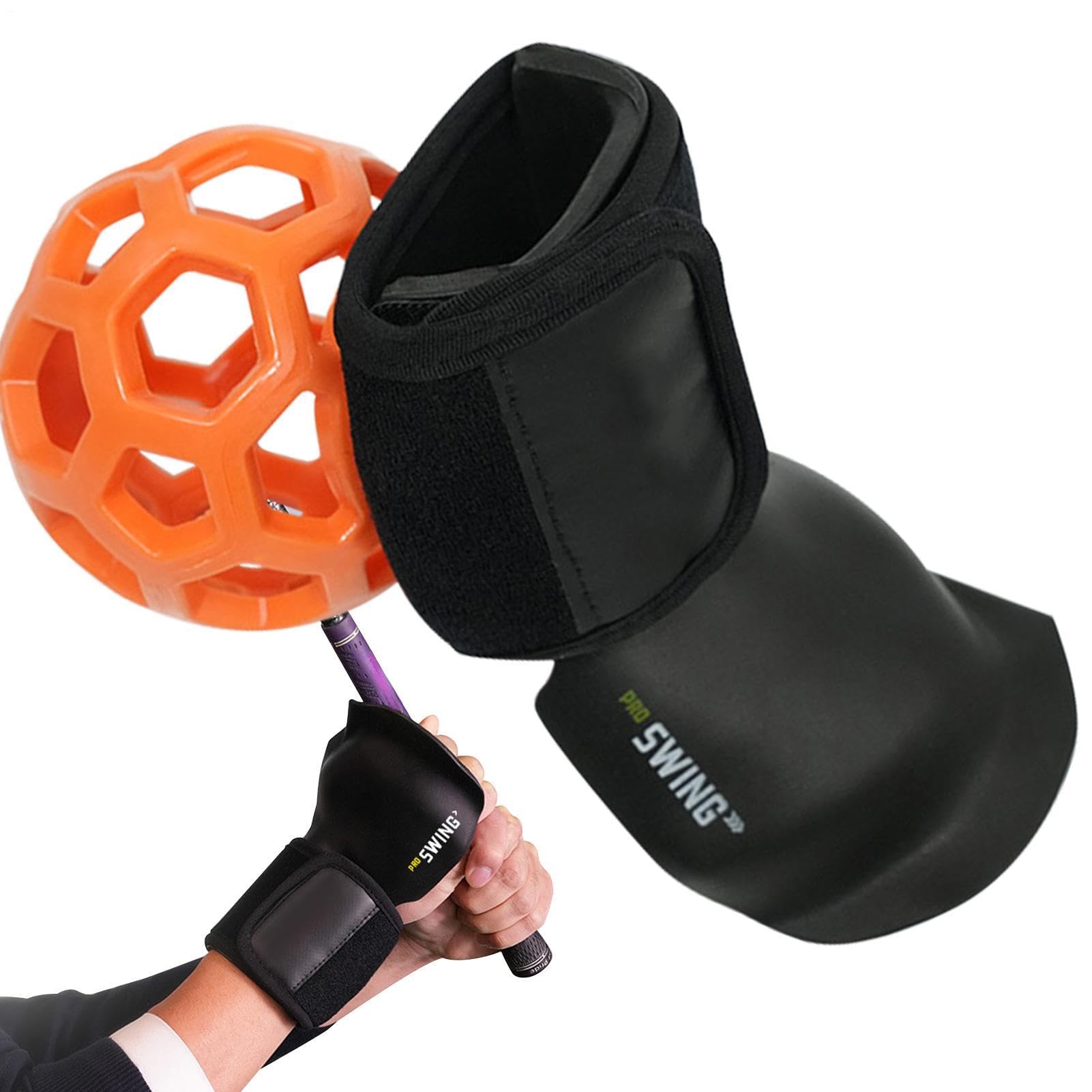 Muñequera de entrenamiento de golf, ayuda para entrenamiento de muñeca de golf, corrector de swing eficiente, ayuda de entrenamiento de swing, equipo suave para interiores y exteriores