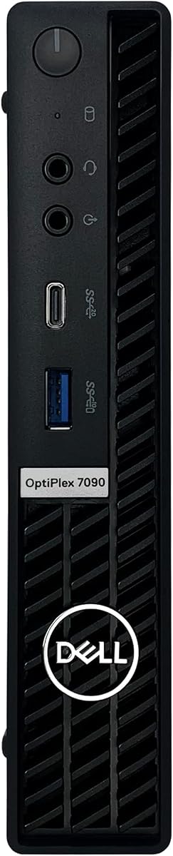 Dell OptiPlex 7090 MFF Micro Form Factor Desktop Computer - 10th Gen Intel Core i7-10700T up to 4.50 GHz CPU, 32GB RAM, 1TB PCIe SSD, Wi-Fi & Bluetooth, Windows 11 Pro (Renewed)