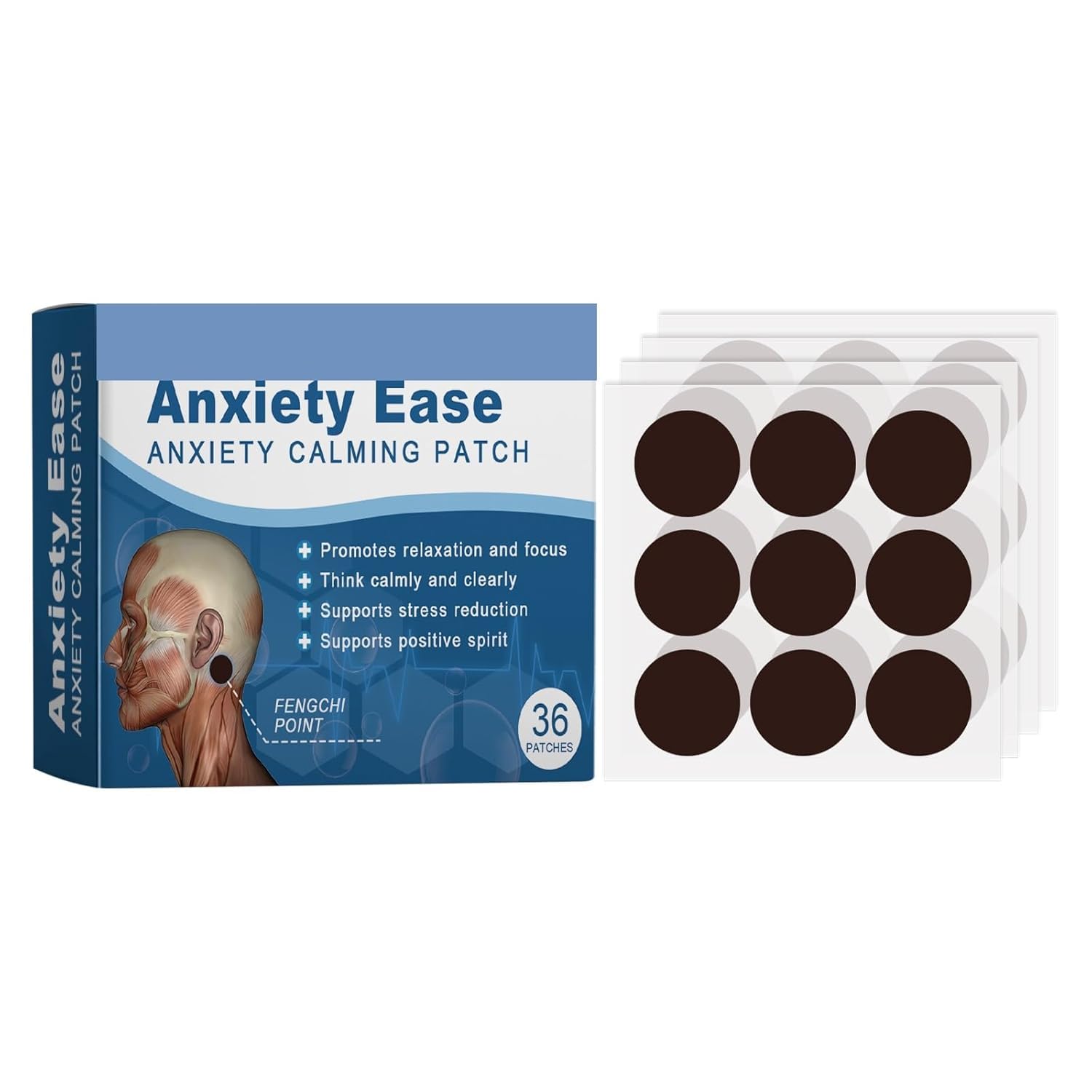 Mental Stress Relief Patches – Natural Mood-Calming & Anti-Headache Stickers for Stress, Anxiety & Tension Relief-picture-50