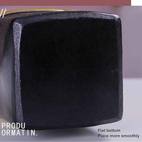 Miniatura 2 de Elegante florero, jarrón de resina con forma de lápiz labial para oficina (dorado)