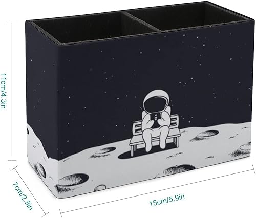 Miniatura 2 de Soporte para lápices para escritorio, divertido soporte para bolígrafo espacial de astronautas, organizador de bolígrafos de escritorio, organizador